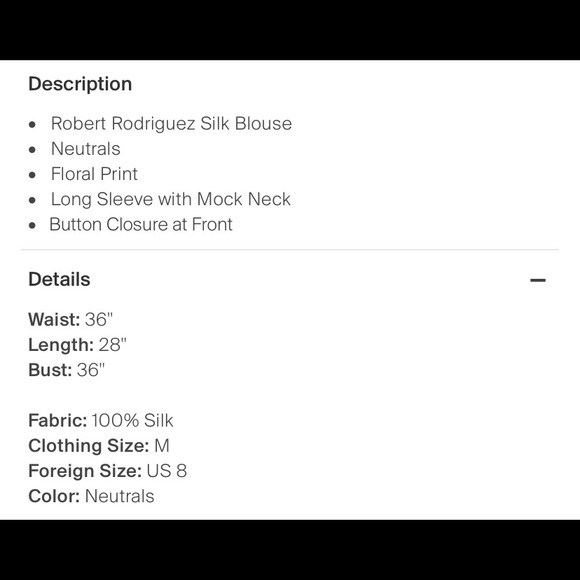 ❤️Robert Rodriguez Cold Shoulder Ruffle Blouse - Picture 4 of 4